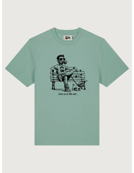 Loco Monky Love is in the air Green T-Shirt