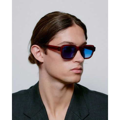 A.KJAERBEDE Halo Brown transparent, Gafas de sol