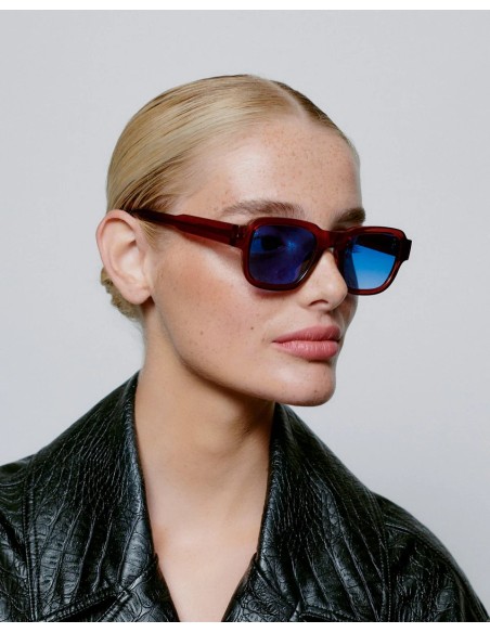 A.KJAERBEDE Halo Brown transparent, Gafas de sol