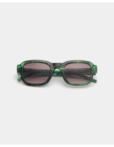 A.KJAERBEDE Halo Green Marble Transparent Sunglasses