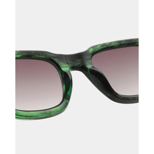 A.KJAERBEDE Halo Green Marble Transparent, Gafas de sol