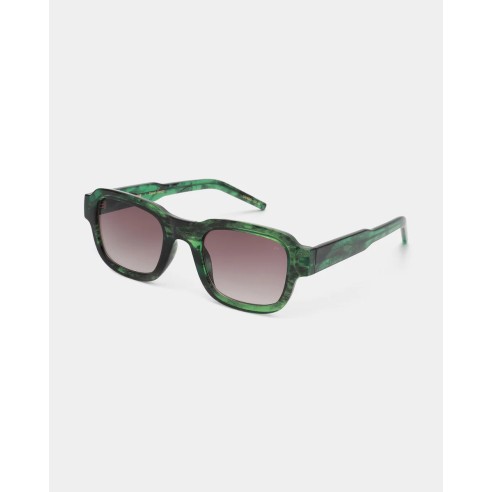 A.KJAERBEDE Halo Green Marble Transparent, Gafas de sol