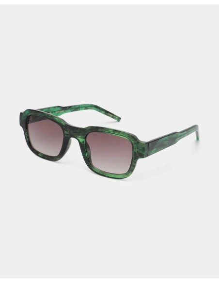 A.KJAERBEDE Halo Green Marble Transparent Sunglasses