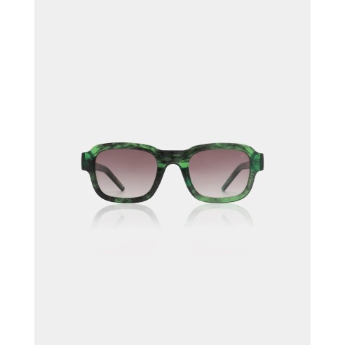 A.KJAERBEDE Halo Green Marble Transparent, Gafas de sol