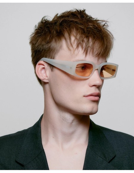 A.Kjaerbede Alex Cream Bone Sunglasses