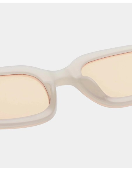 A.Kjaerbede Alex Cream Bone Sunglasses