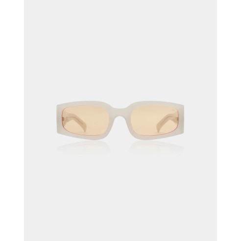A.Kjaerbede Alex Cream Bone Sunglasses