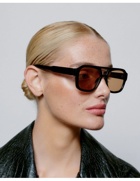 A.Kjaerbede Kaya Black Sunglasses