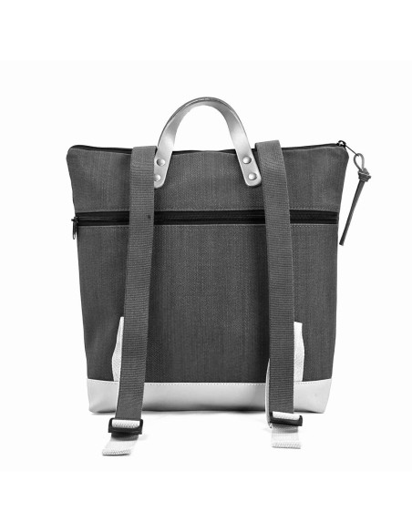 Daniel Chong Mini Squared Herringbone Backpack