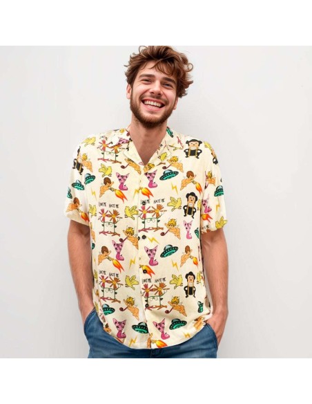Loco Monky Puro Loco Old White Shirt