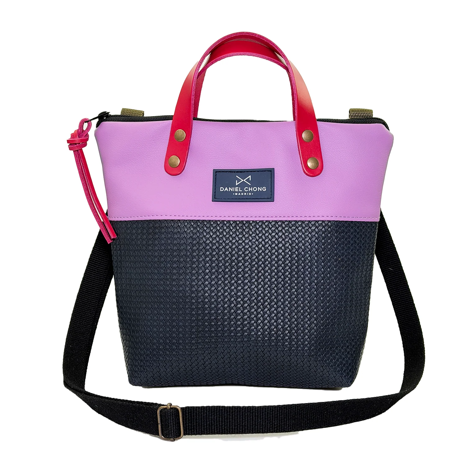 Bandolera Daniel Chong mini con asas Rattan Savia