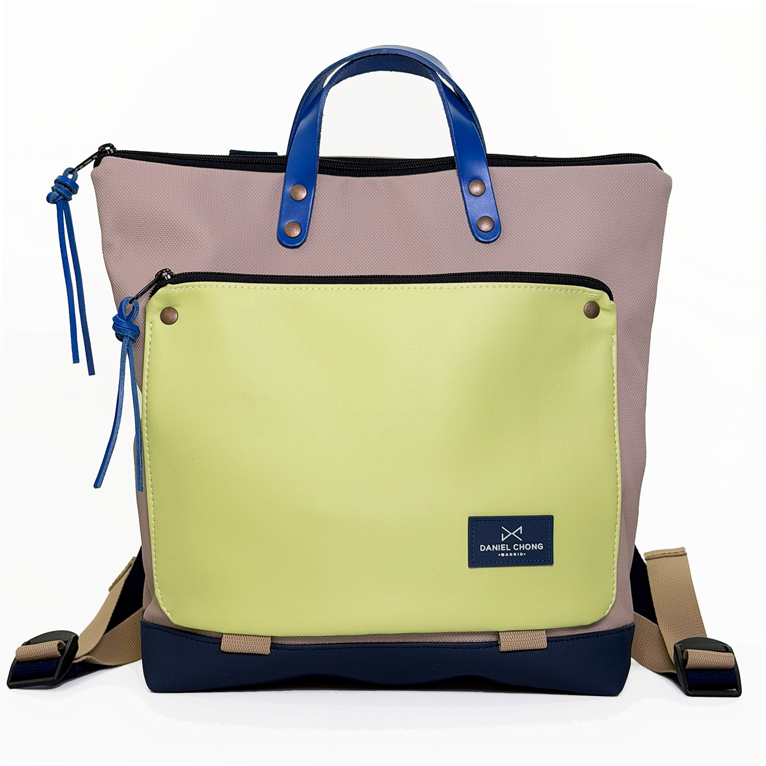 Mochila Daniel Chong book holder cuadrada impermeable DZ