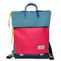 Mochila Daniel Chong Book Holder Iconic Turquesa Fucsia