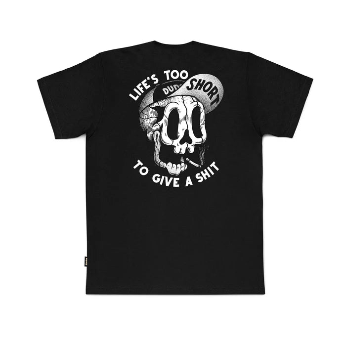 Camiseta The Dudes Too Short Smokes Negro
