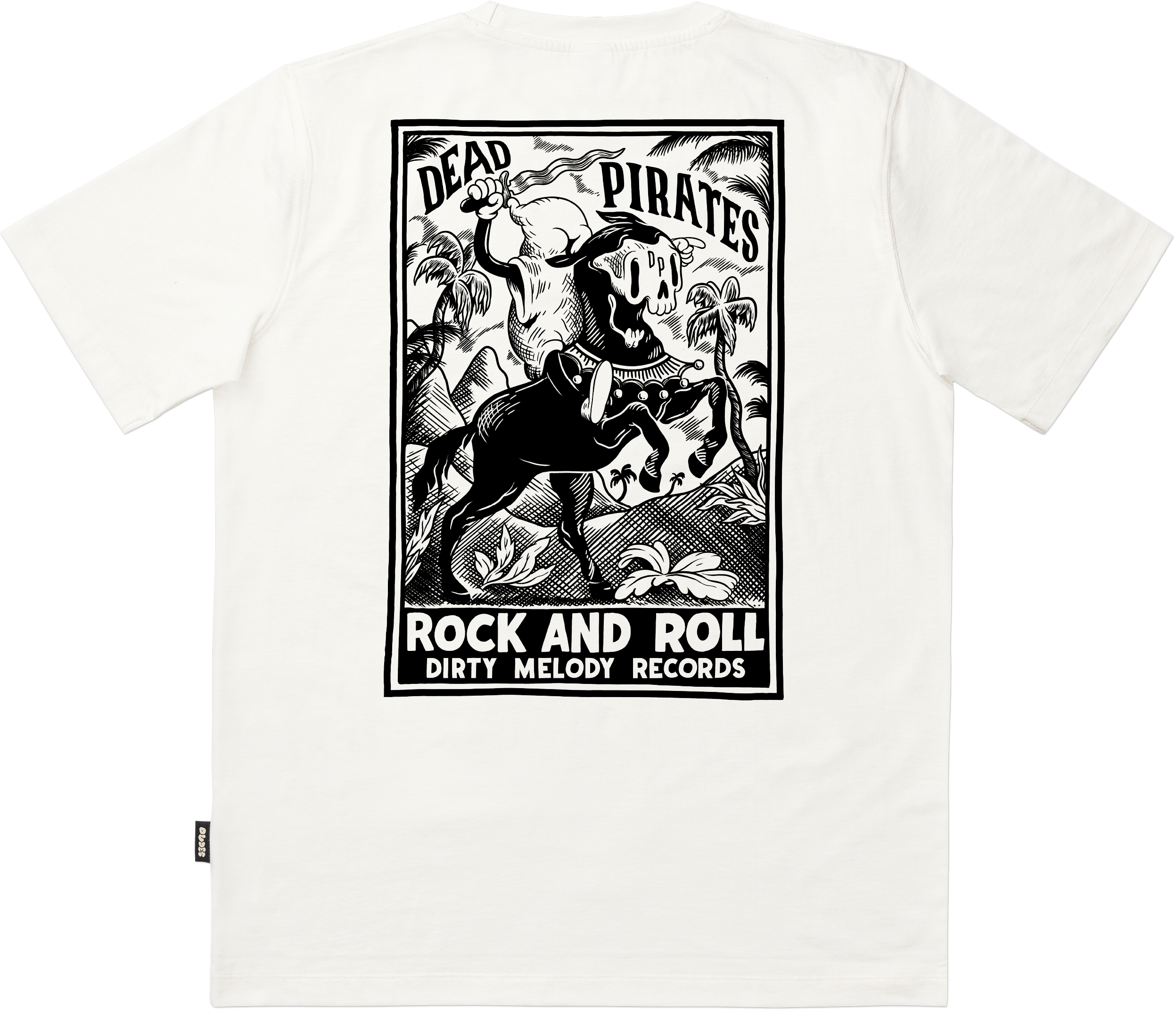 Camiseta The Dudes Dead Pirates Blanco