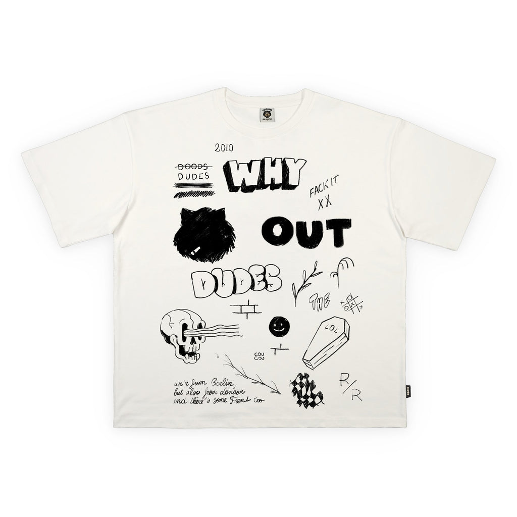 Camiseta The Dudes Draft Off-white