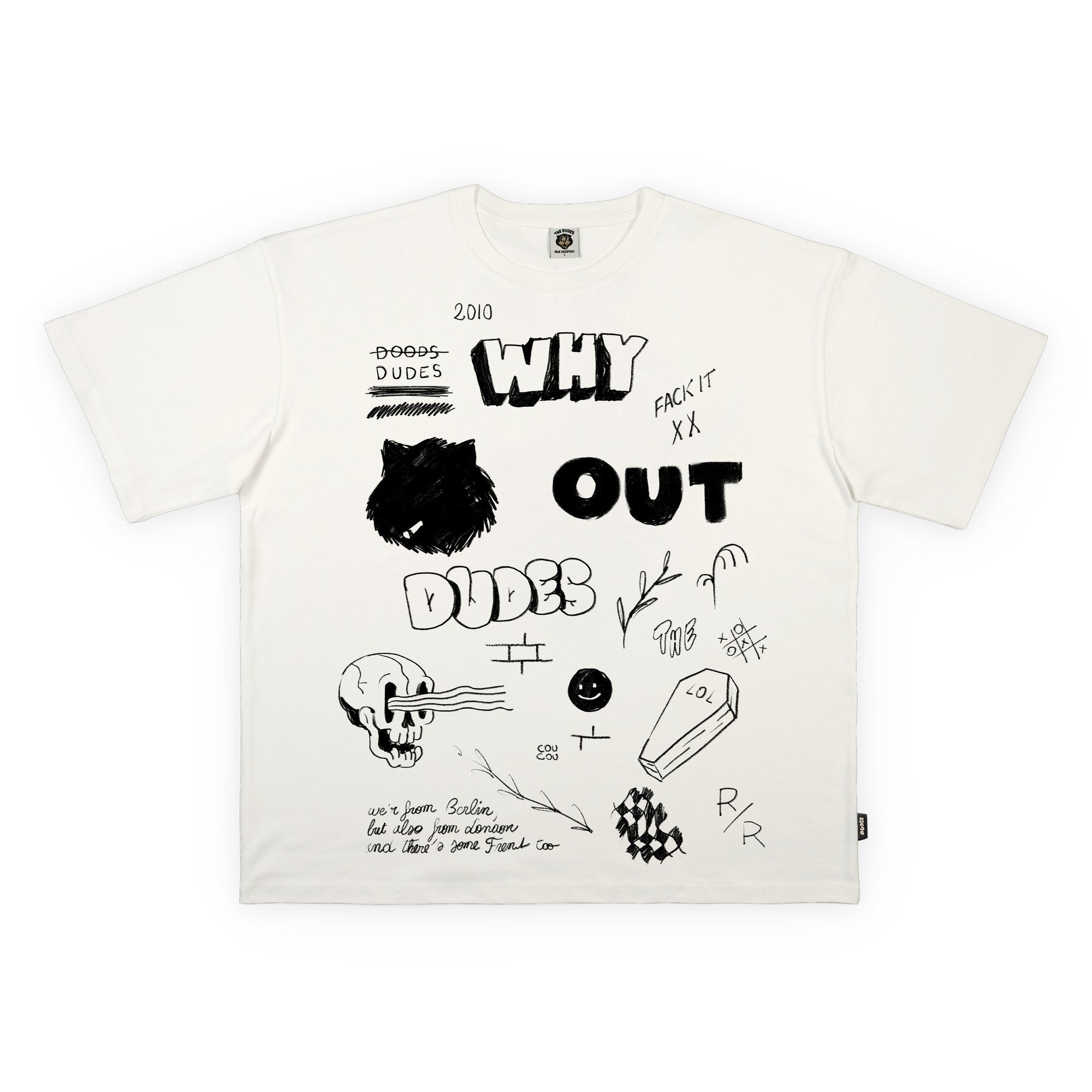 Camiseta The Dudes Draft Off-white