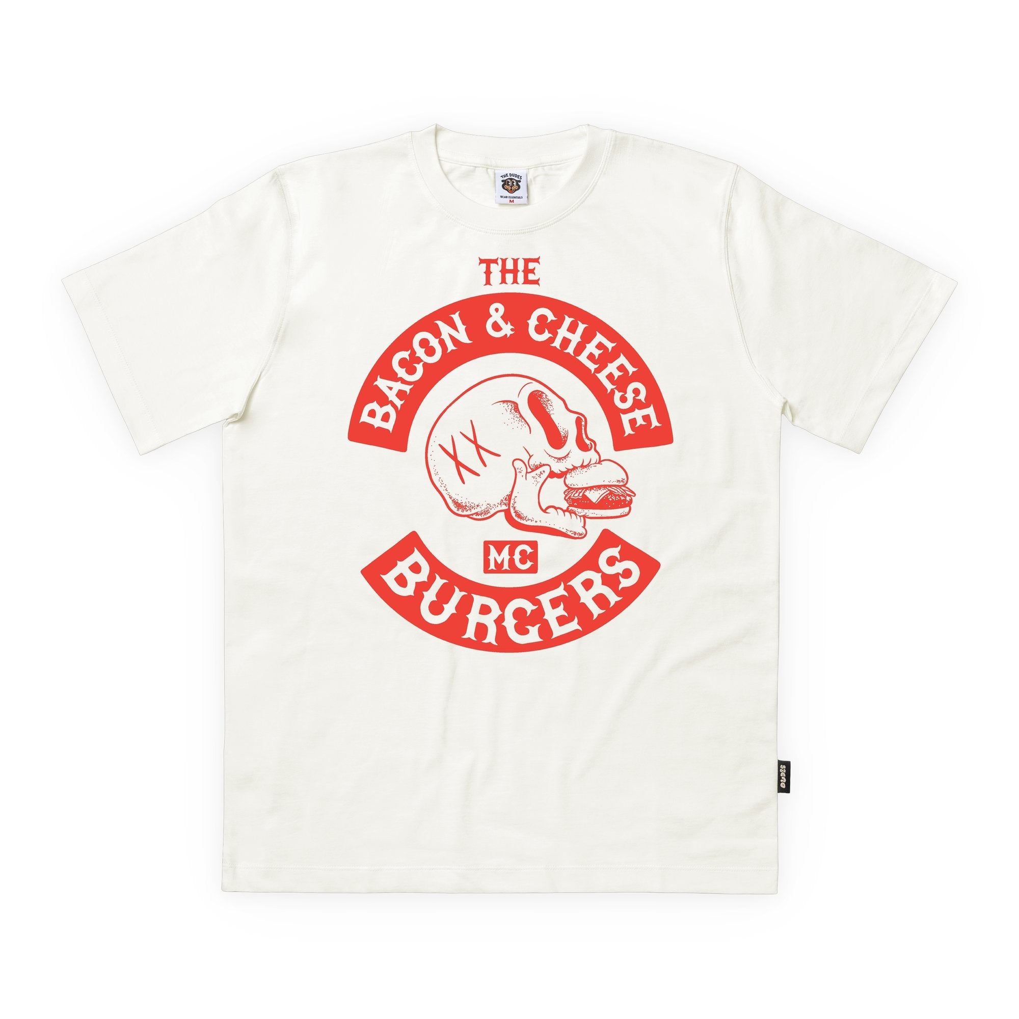 Camiseta The Dudes Bacon & Cheese red off white