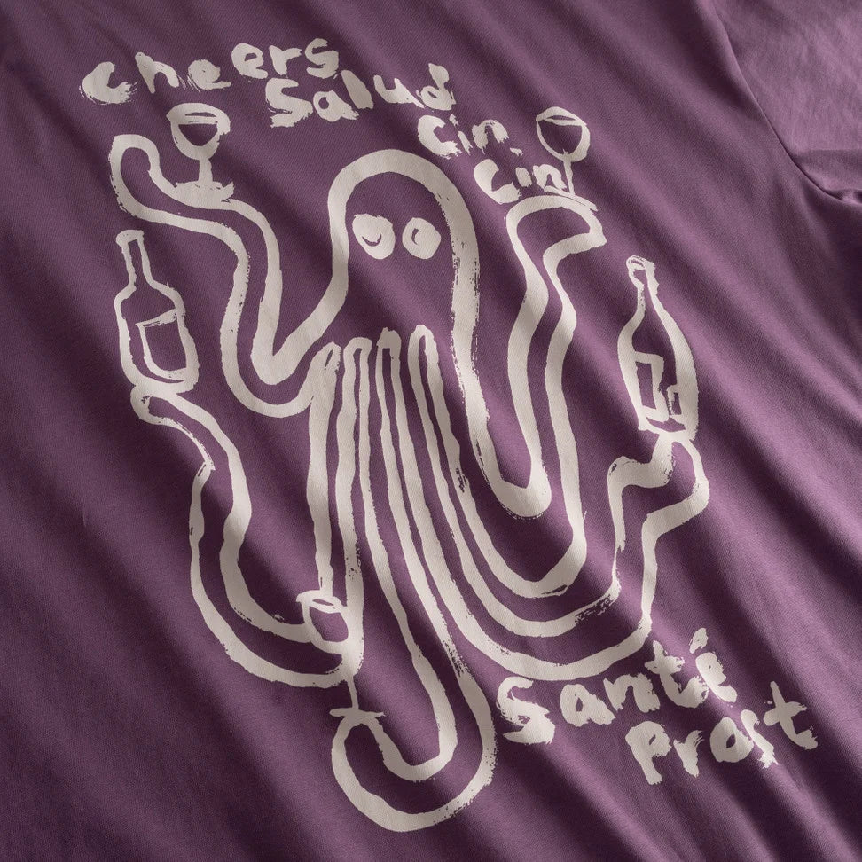 Dedicated Stockholm Cheers T-Shirt Berry Purple