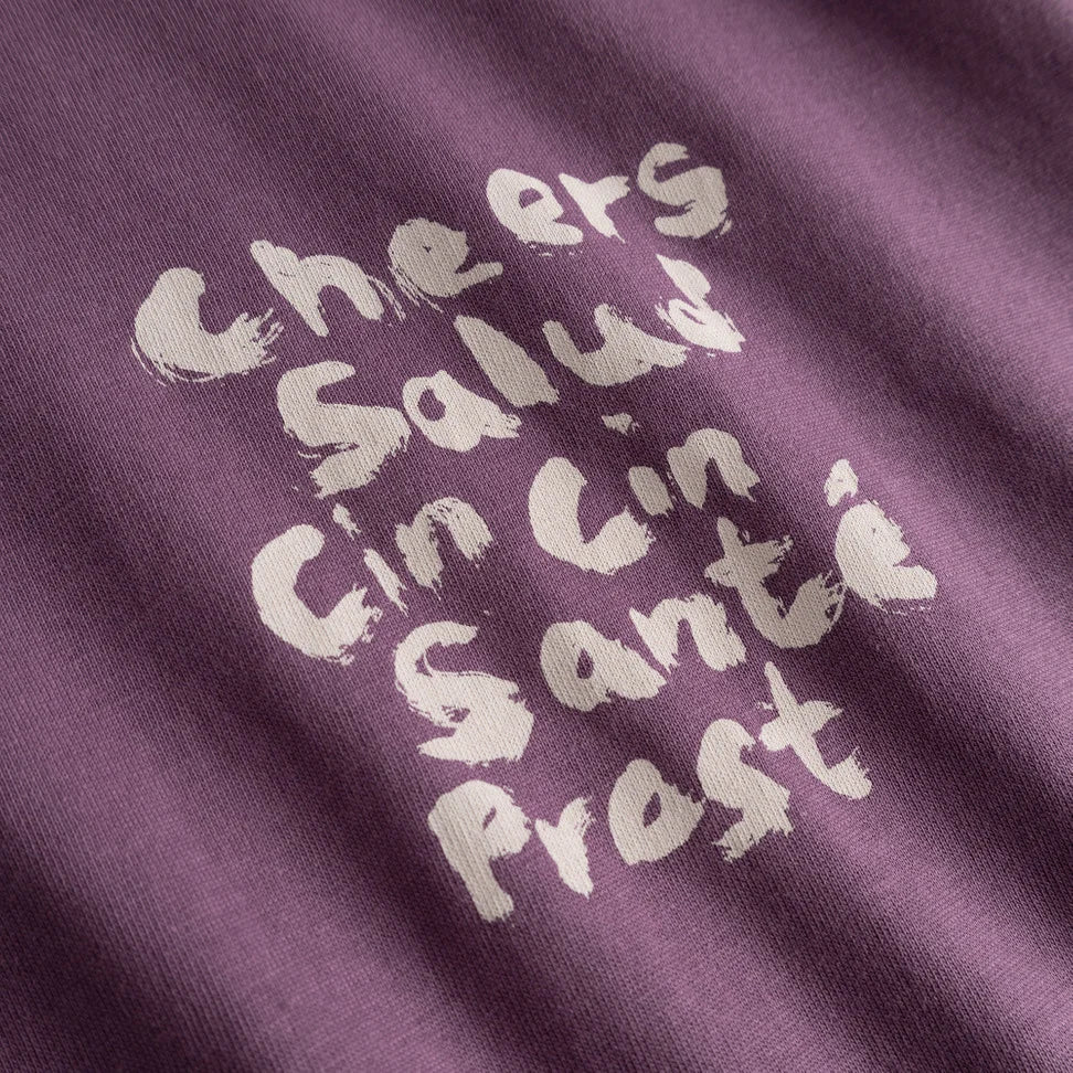 Dedicated Stockholm Cheers T-Shirt Berry Purple