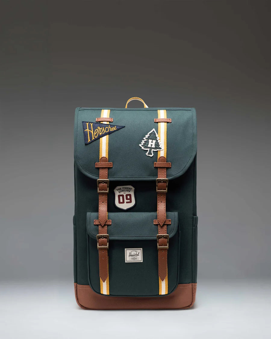 Mochila Herschel Little America Patches Green Gables