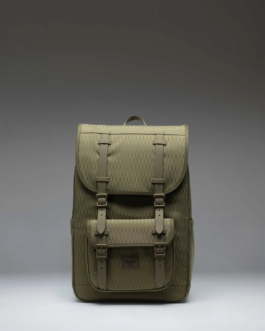 Mochila Herschel Little America Mid Ivy Green Diamond