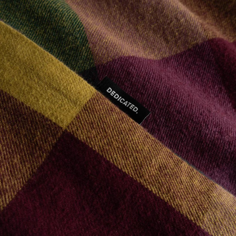 Dedicated Rute Flannel Check Bold Multi-color Shirt