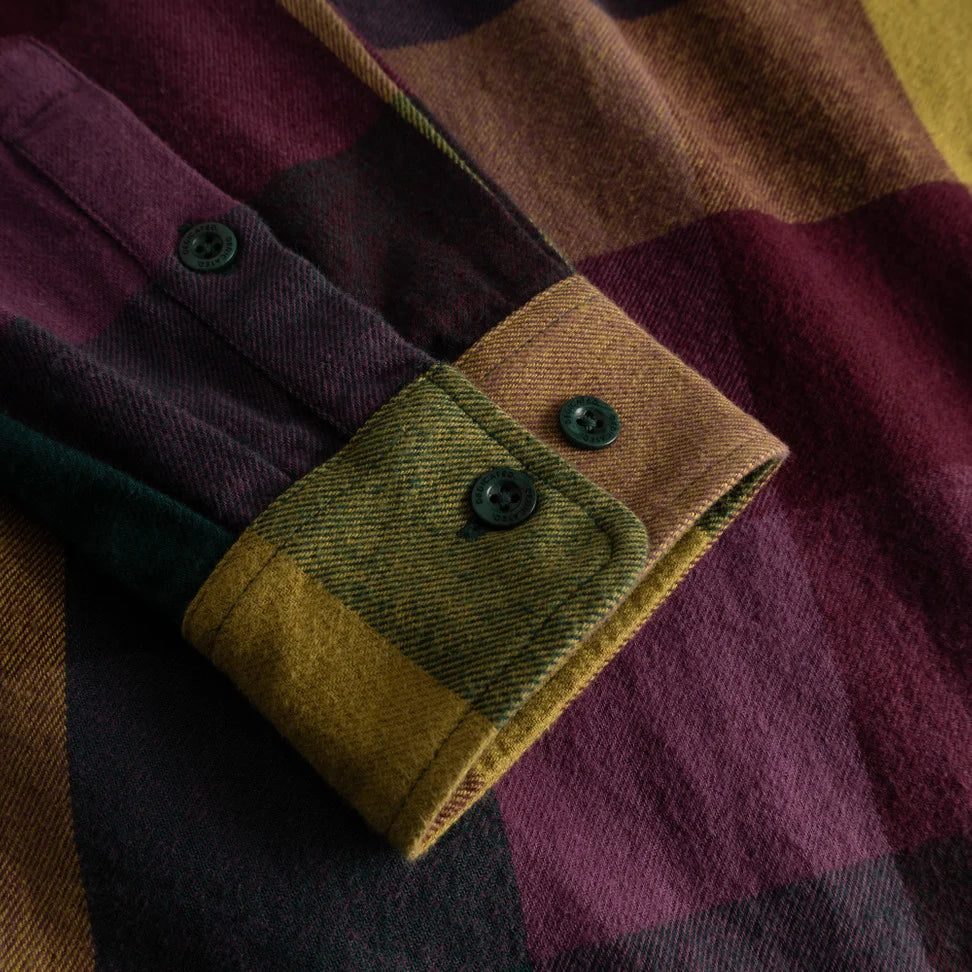 Dedicated Rute Flannel Check Bold Multi-color Shirt