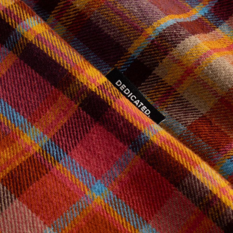 Dedicated Rute Flannel Madras Check Multi-colored Shirt