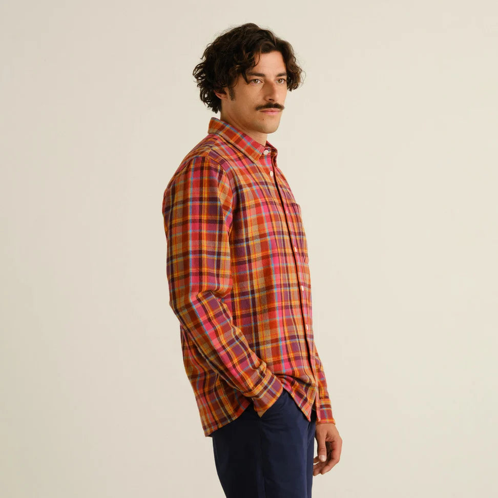 Dedicated Rute Flannel Madras Check Multi-colored Shirt