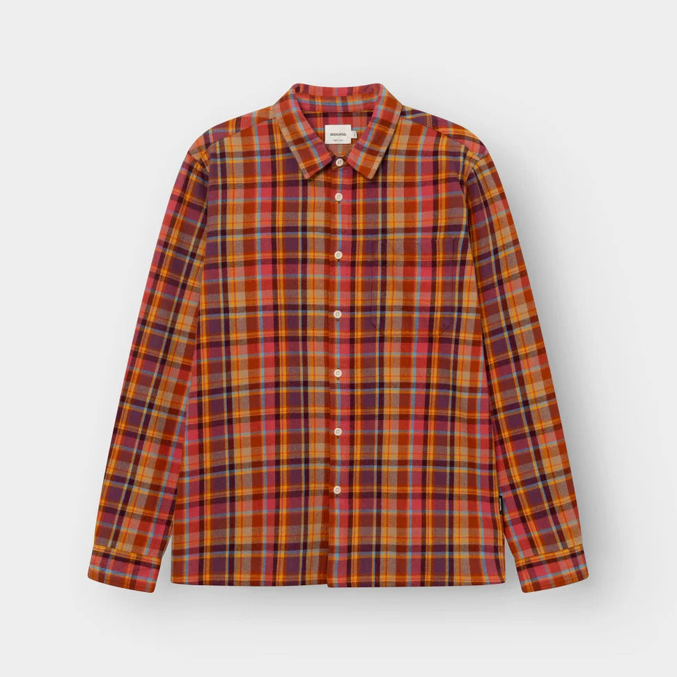 Dedicated Rute Flannel Madras Check Multi-colored Shirt