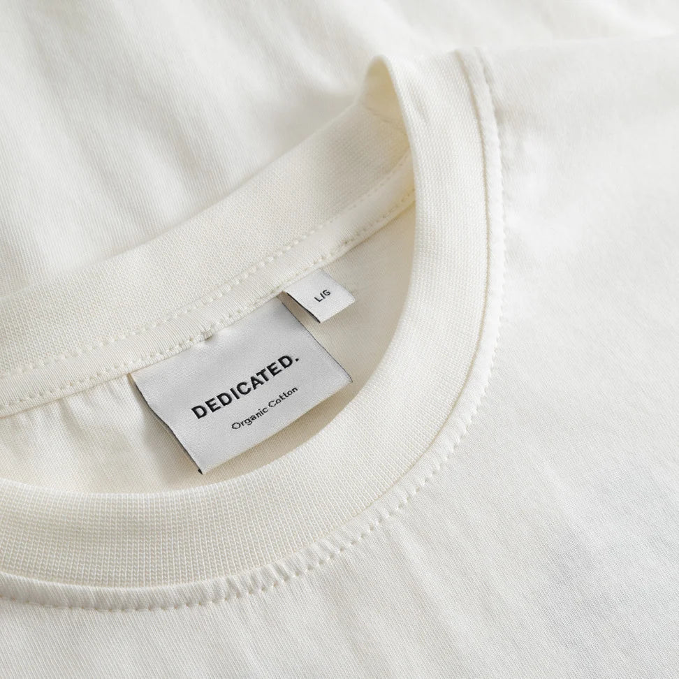 Camiseta Dedicated Stockholm Camp Crew Off-white