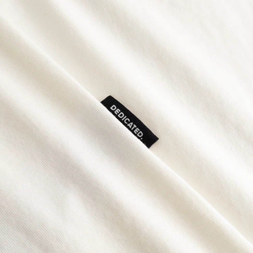 Dedicated Stockholm Spilled Off White T-Shirt