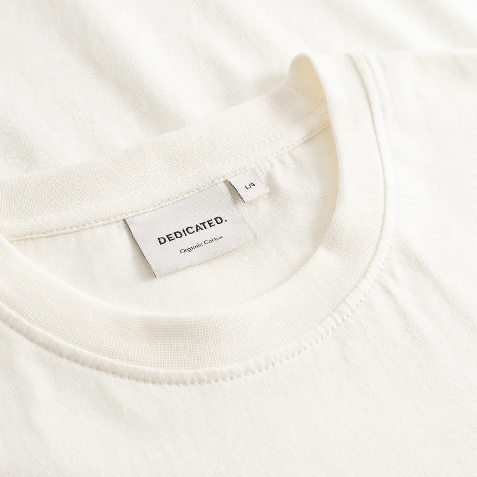 Dedicated Stockholm Spilled Off White T-Shirt