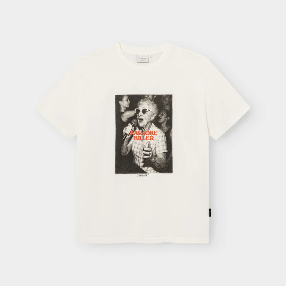 Dedicated Stockholm Karaoke Killer T-shirt Off-white
