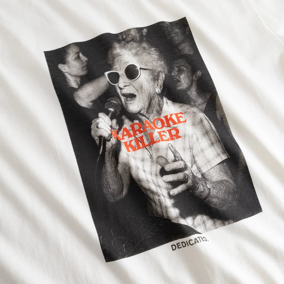 Dedicated Stockholm Karaoke Killer T-shirt Off-white