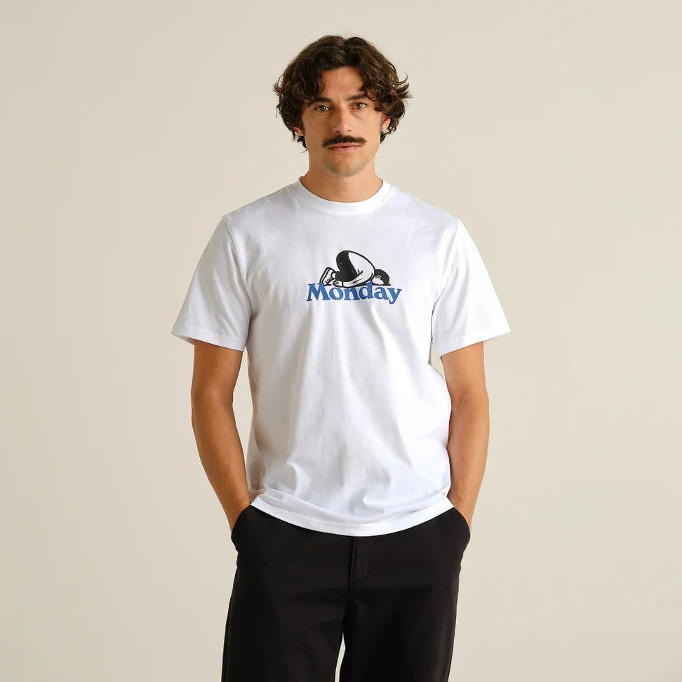 Dedicated Stockholm Monday Crash T-shirt white