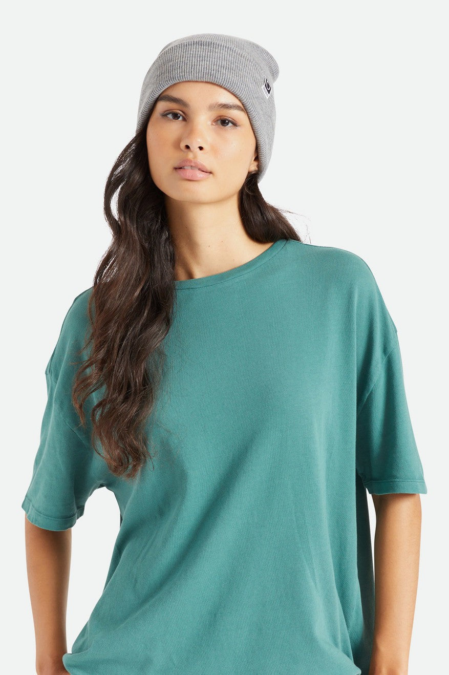 Gorro Brixton Harbor Beta Watch Light Heather Grey