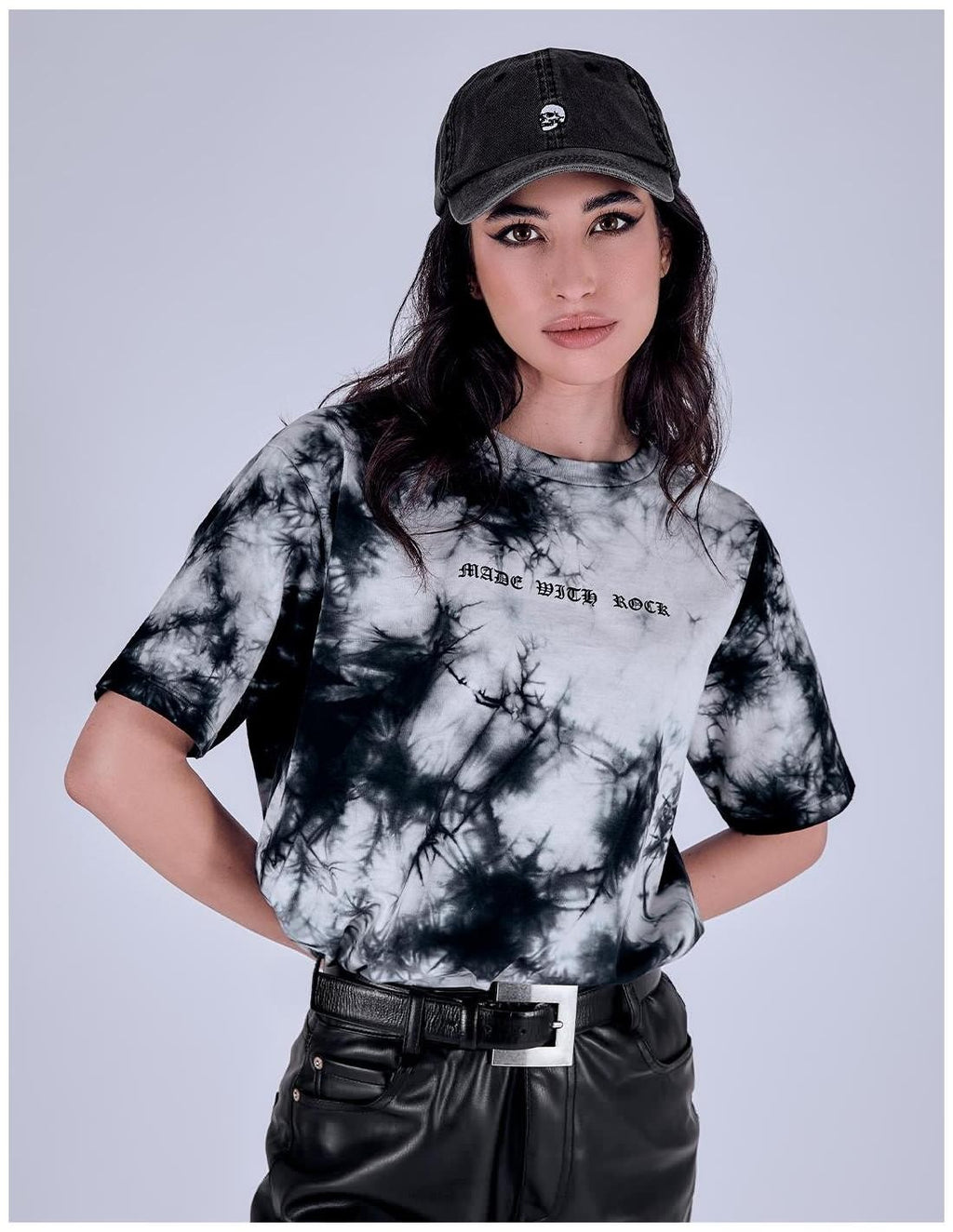 Gorra Le Crane Washed cap Black