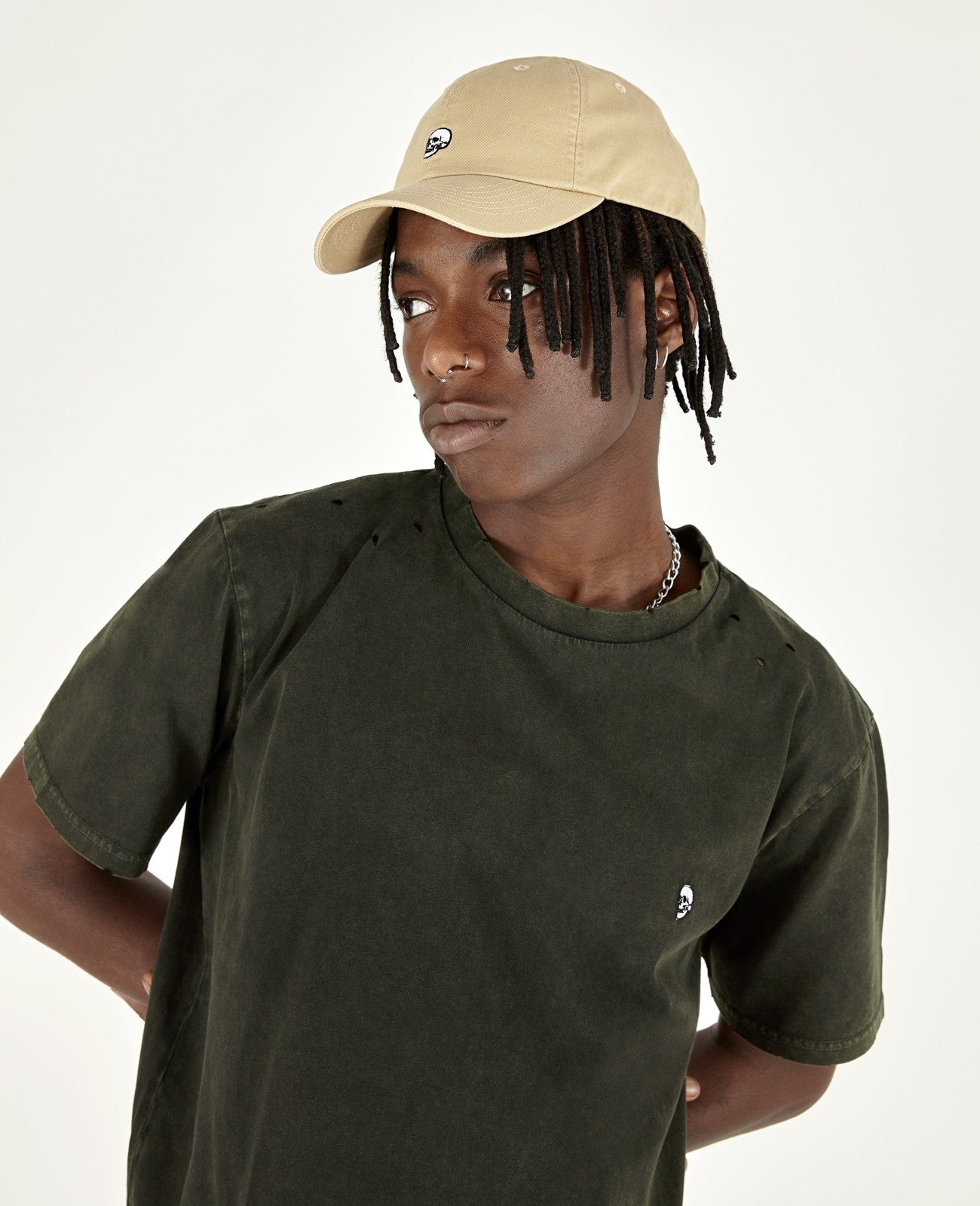 Gorra Le Crane Washed cap Beige