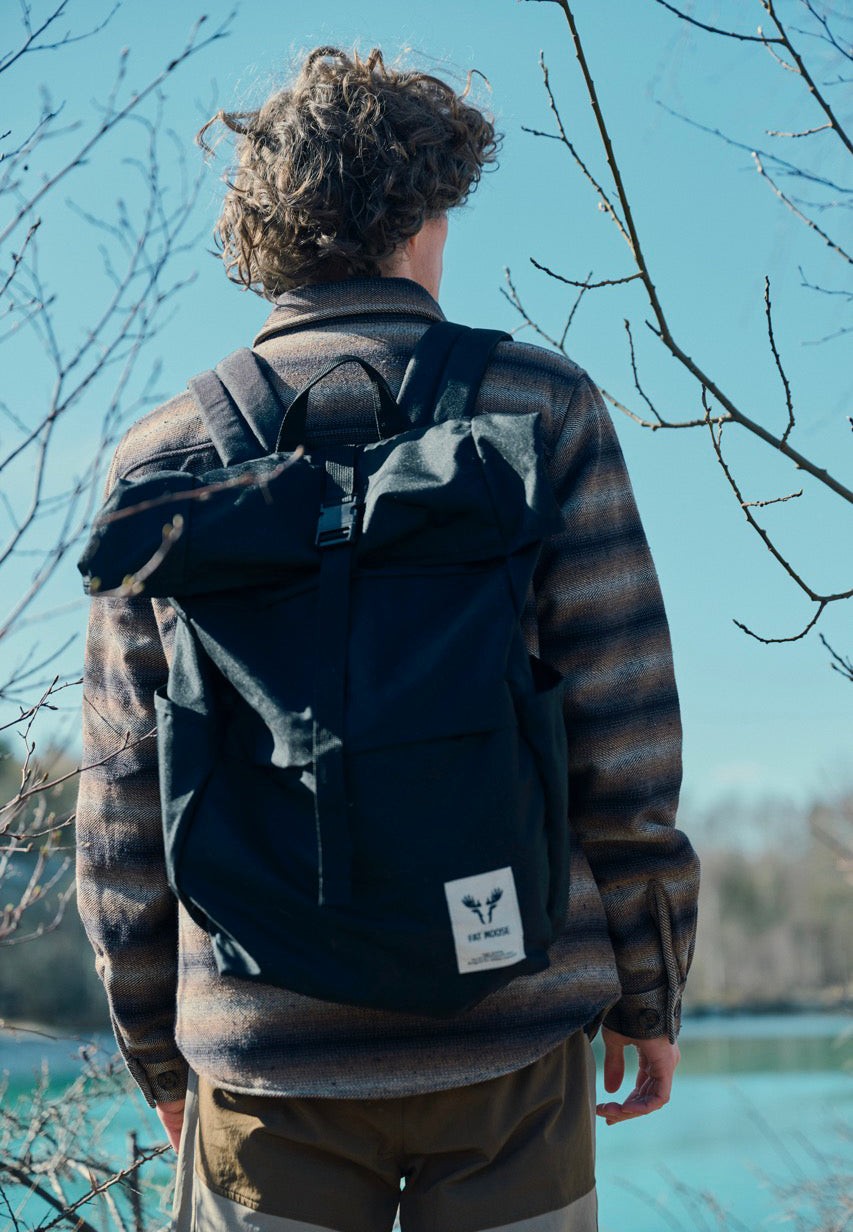 Mochila Fat Moose Canvas negro