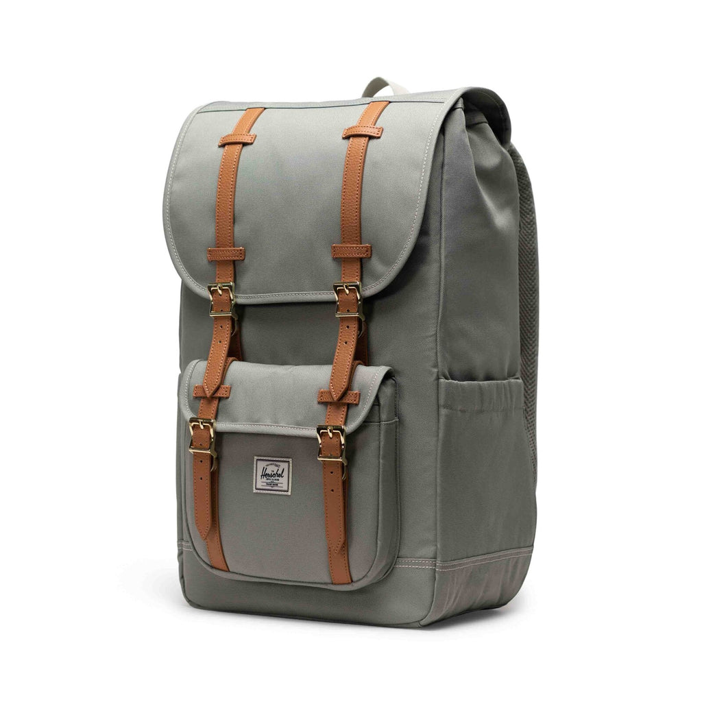 Mochila Herschel Little America Seagrass/White stitch