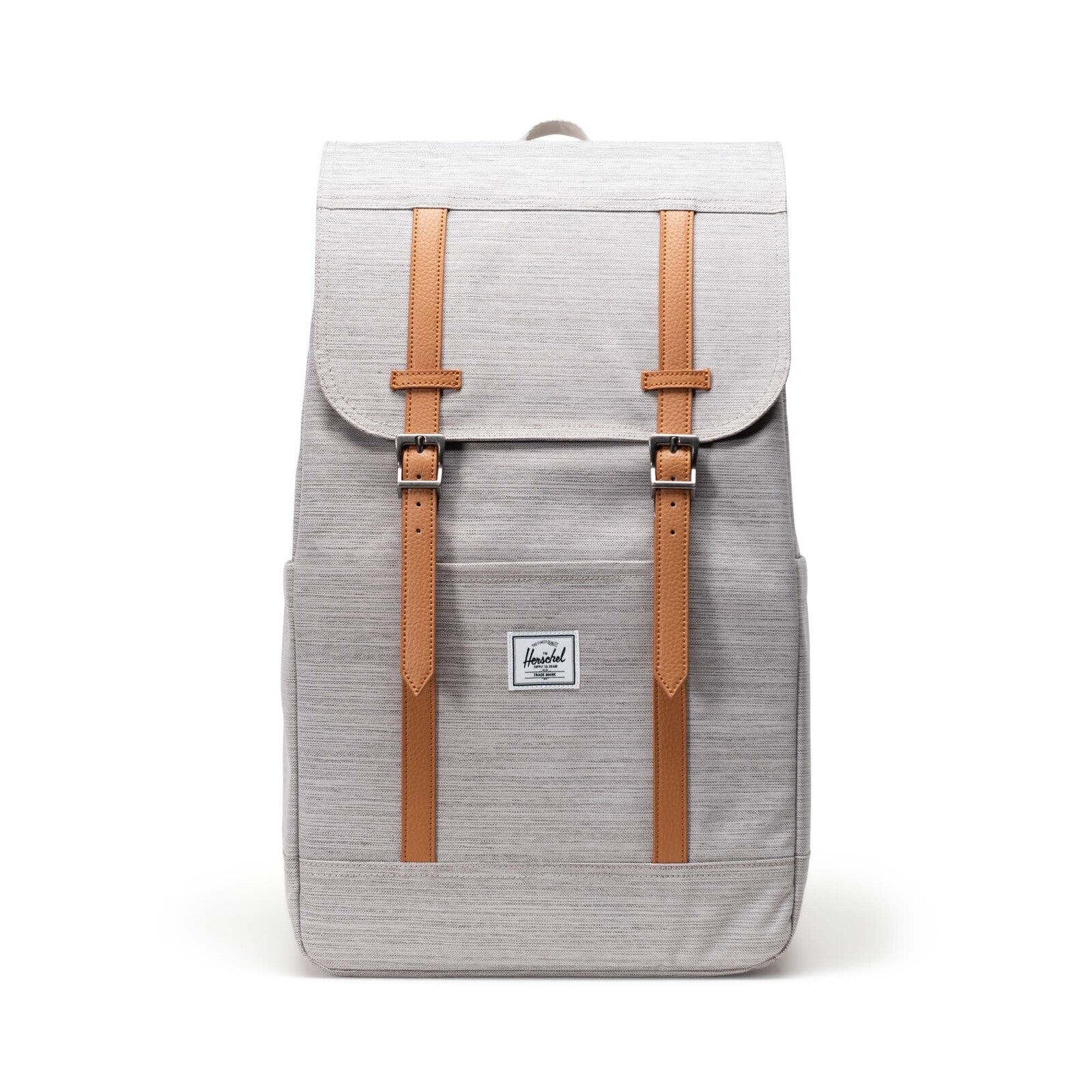 Mochila Herschel Retreat Light Grey Crosshatch