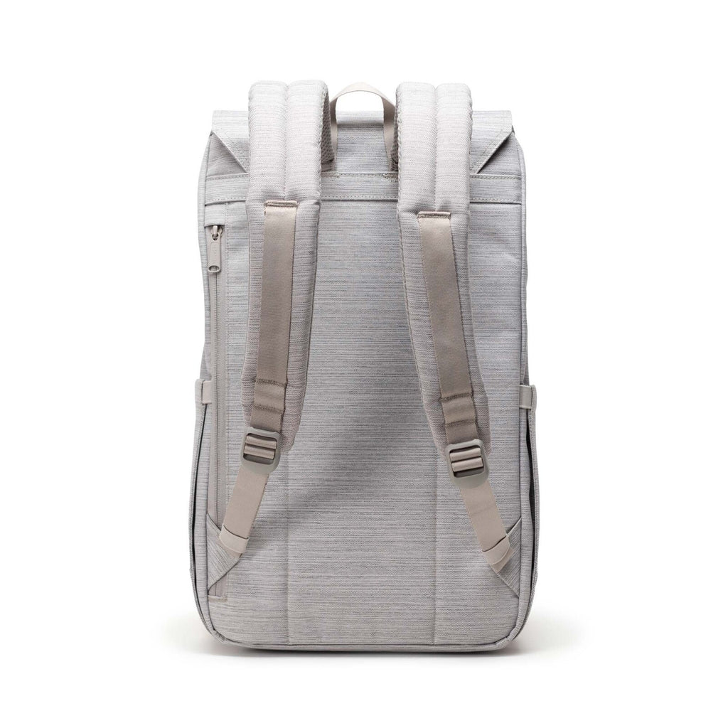 Mochila Herschel Retreat Light Grey Crosshatch