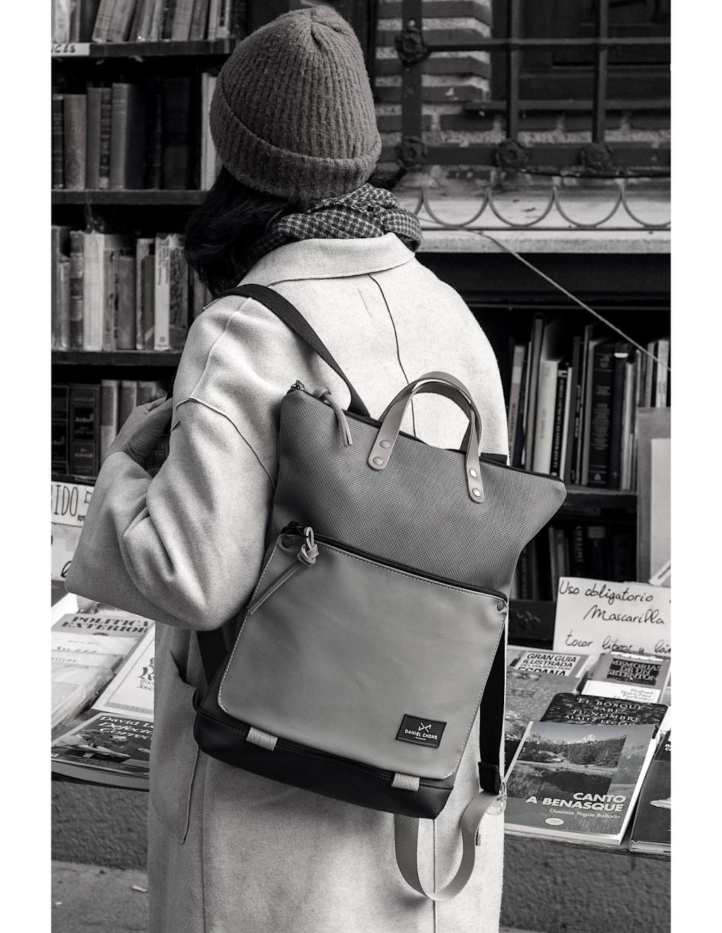 Mochila Daniel Chong Book Holder impermeable DZ