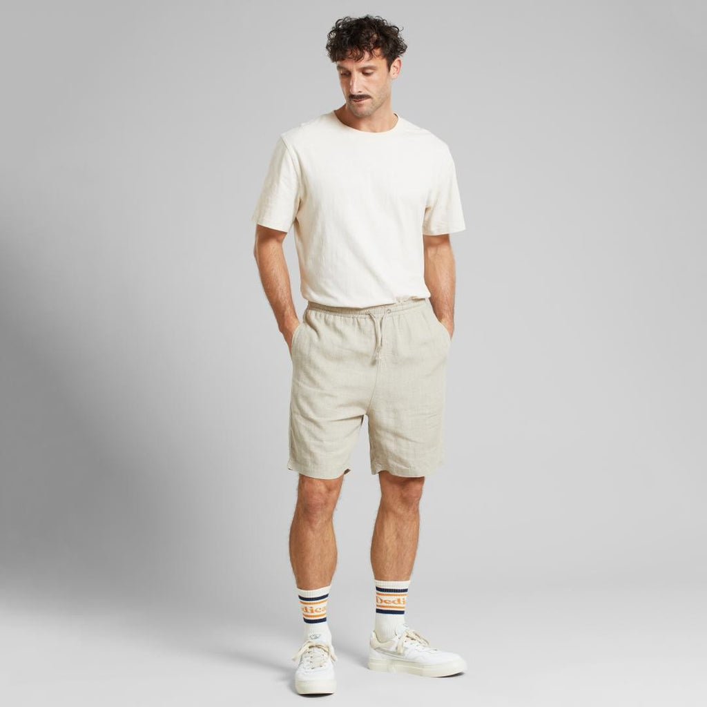 Bermudas Dedicated Fejle Linen Ecru