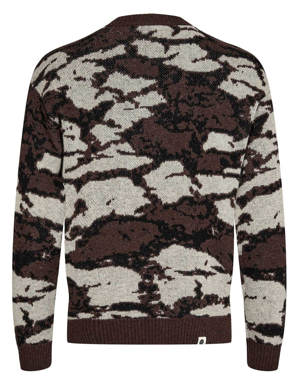 Jersey Anerkjendt Akkarl Jac Lambswool Knit Chocolate Brown