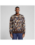 Jersey Dedicated Mora Forest Leaves Coffee Brown