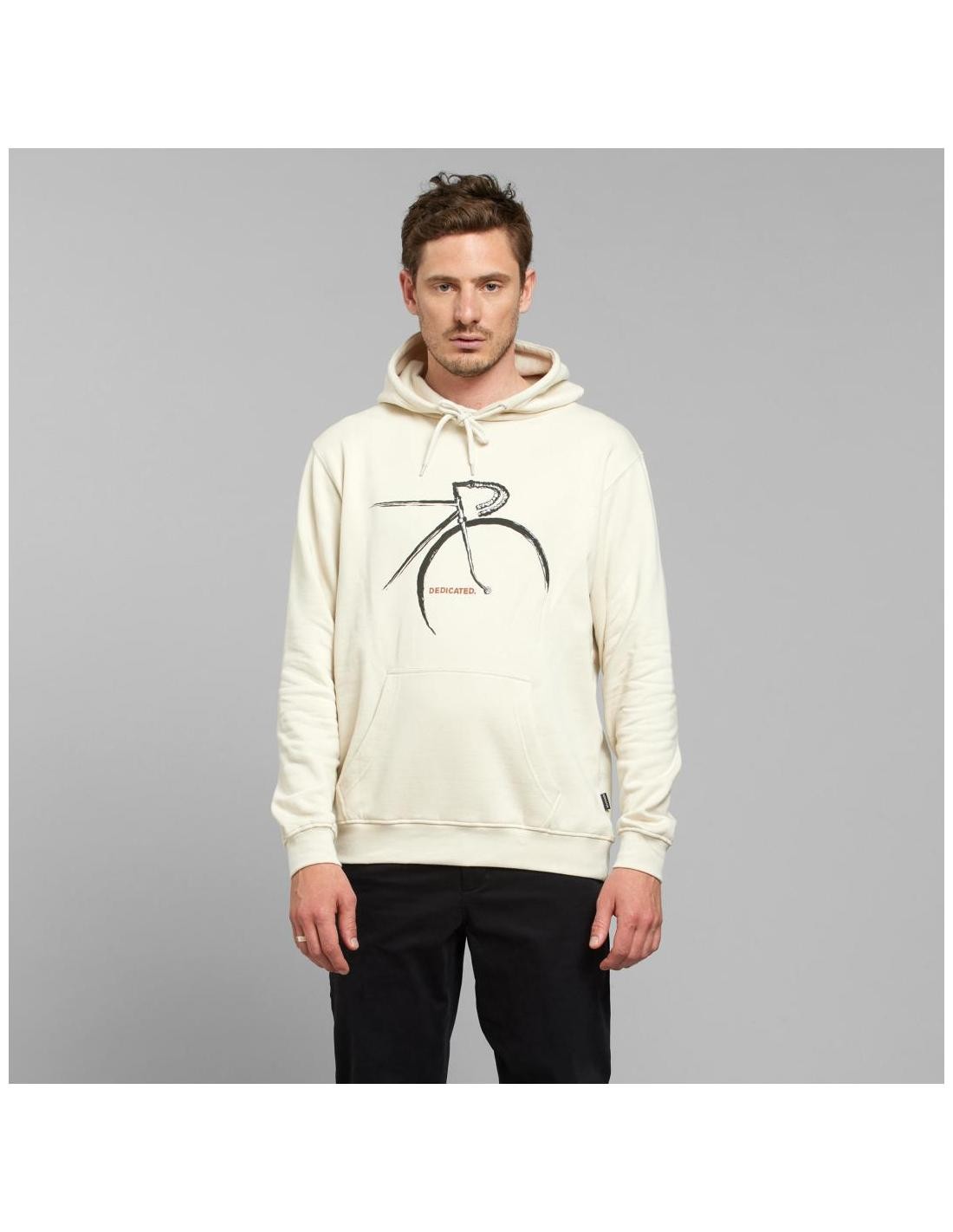 Sudadera Dedicated Falun Side Bikes Oat White