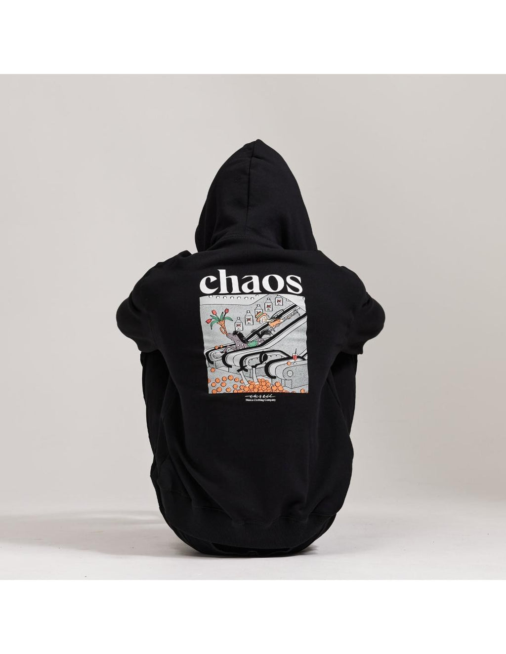 Sudadera Makia Unisex Shopping Hodded sweatshirt Black
